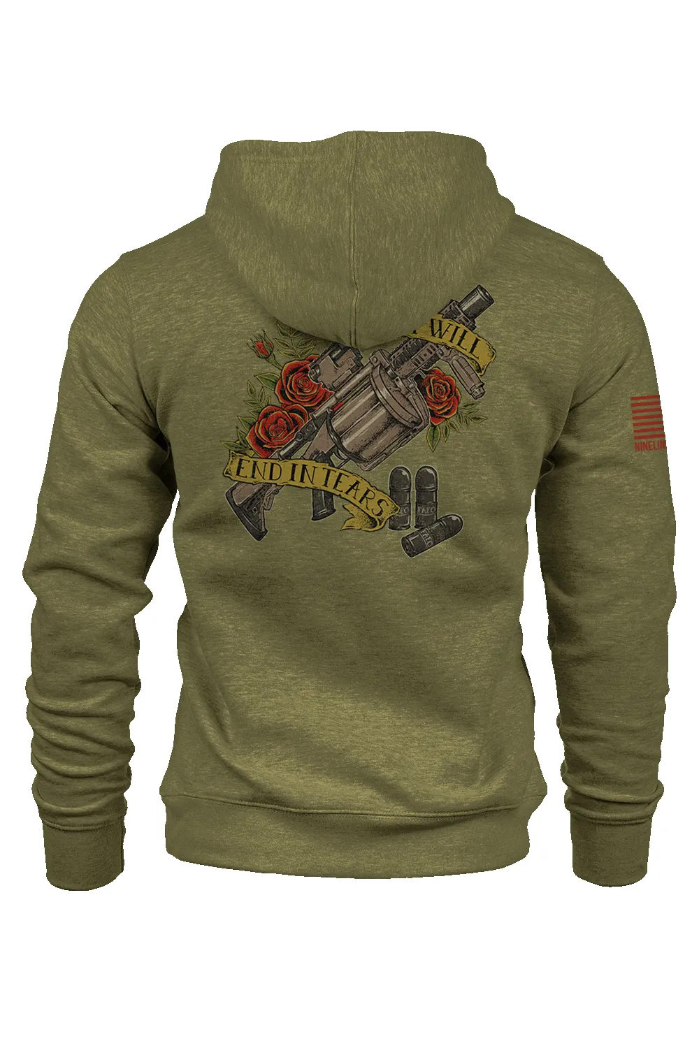 It Will End In Tears - Hoodie sold by Nine Line product image thumbnail 5