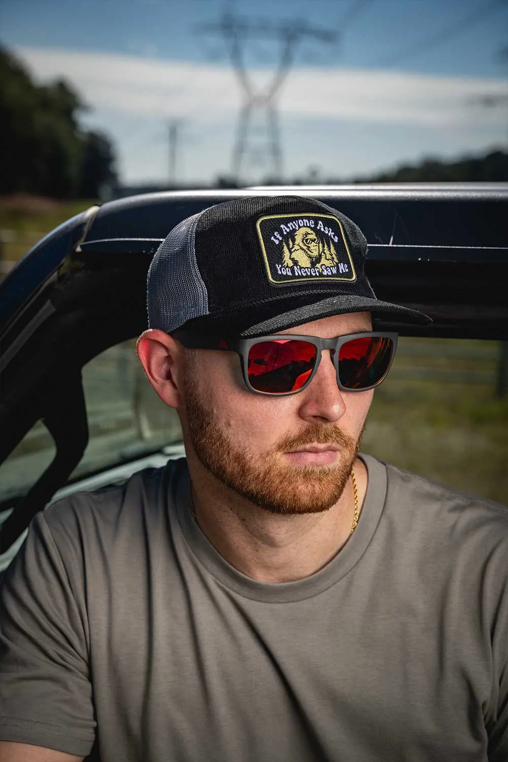 Never Saw Me - Corduroy Snapback Hat sold by Nine Line product image thumbnail 2