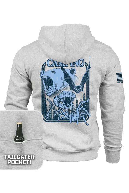 Camping - Tailgater Hoodie sold by Nine Line