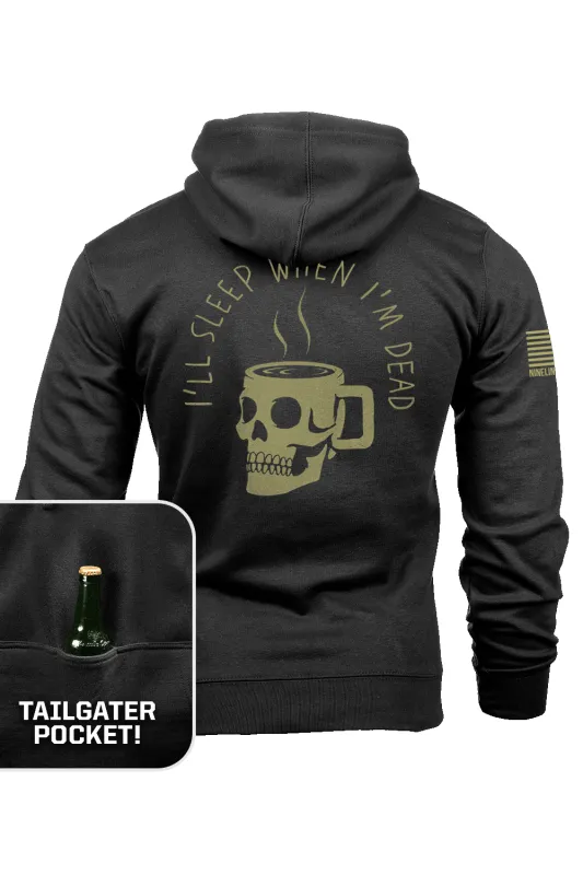 Sleep Skull - Tailgater Hoodie sold by Nine Line