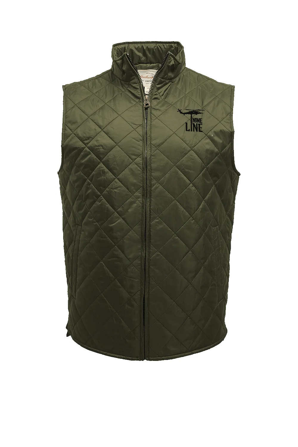 Men's Diamond Quilted Vest with Dropline Logo sold by Nine Line product image thumbnail 5