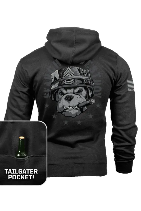 DESTROY DOG - Tailgater Hoodie sold by Nine Line