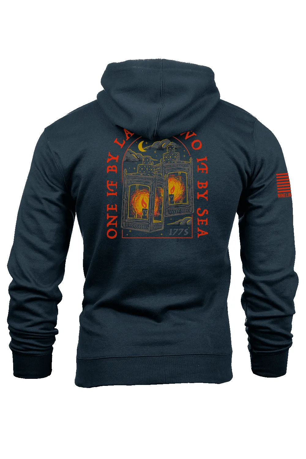 One if by Land, Two if by Sea - Hoodie sold by Nine Line product image thumbnail 3
