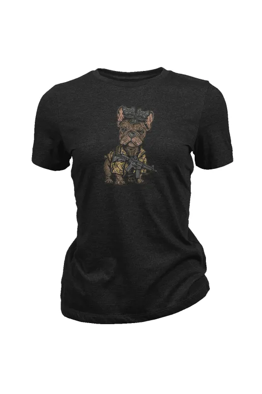 Tactical Frenchie - Women's T-Shirt sold by Nine Line