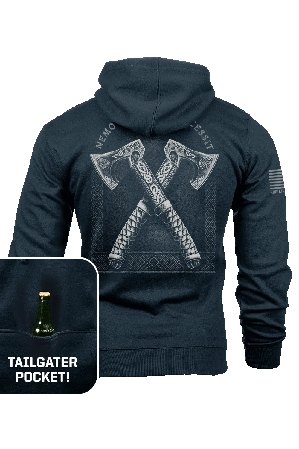 Nemo Me Impune Lacessit - Tailgater Hoodie sold by Nine Line product image thumbnail 5