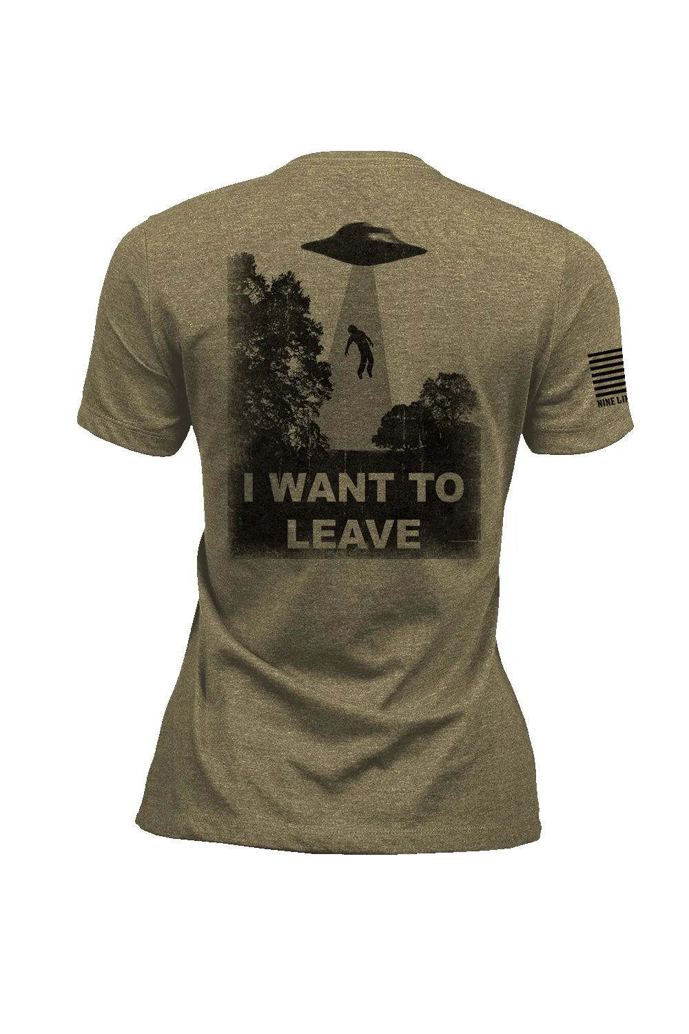 Want To Leave - Women's T-Shirt sold by Nine Line product image thumbnail 5