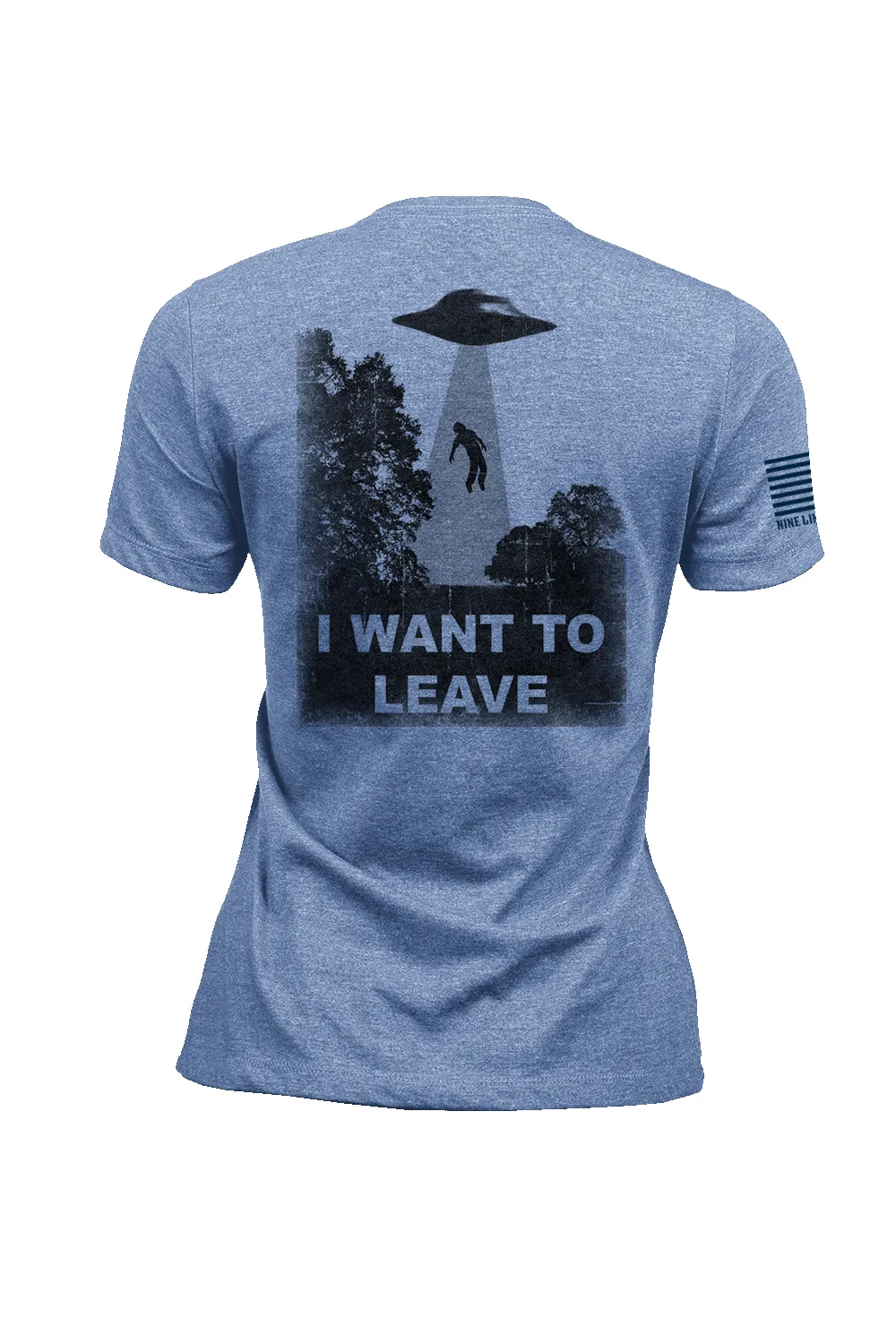 Want To Leave - Women's T-Shirt sold by Nine Line product image thumbnail 3