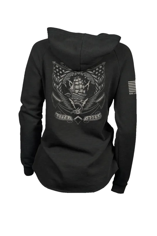 Rough Seas 250th - Women's Hoodie sold by Nine Line