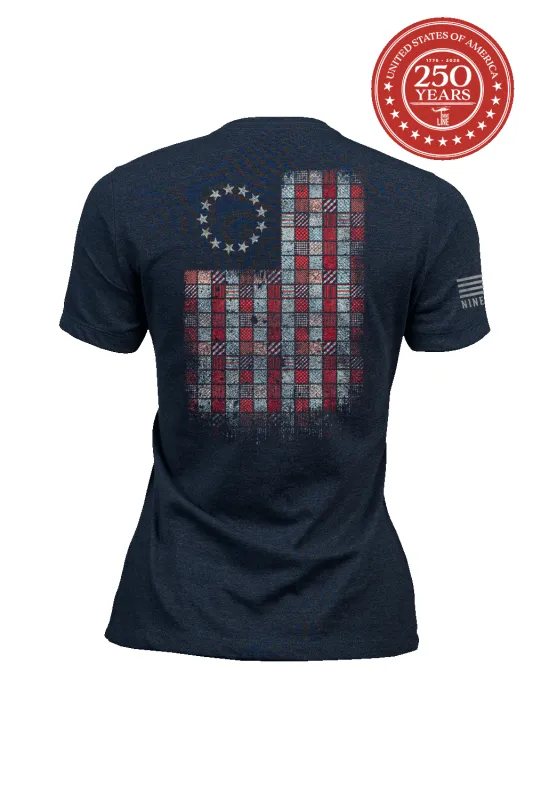 Betsy Quilt - Women's T-Shirt sold by Nine Line