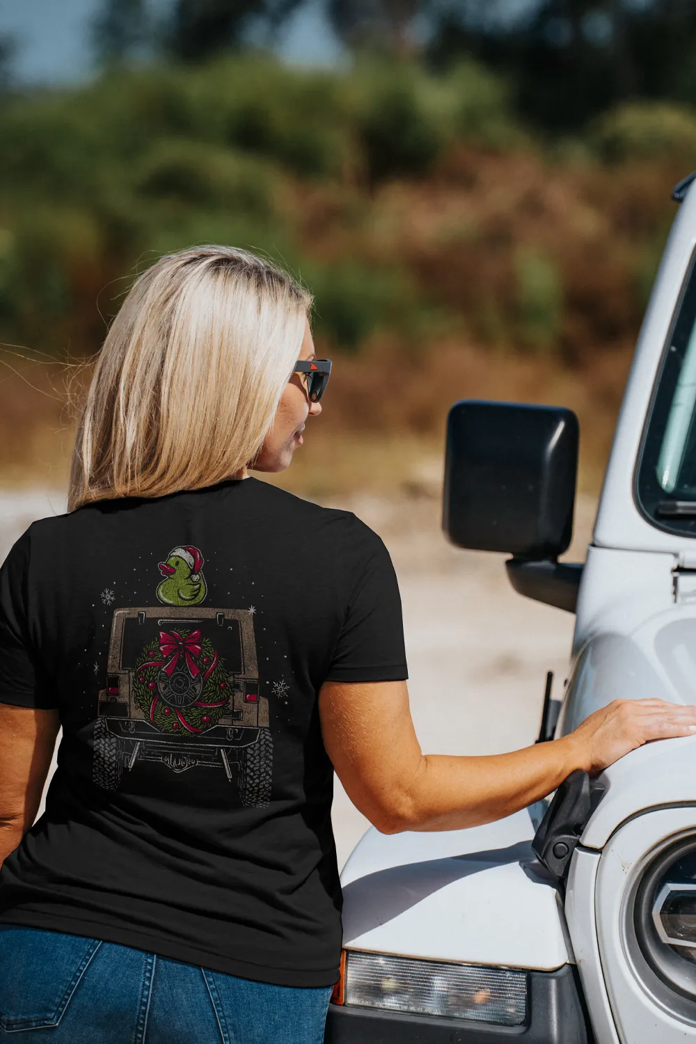 Duck Wreath - Women's T-Shirt sold by Nine Line product image thumbnail 3