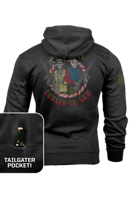Love Thy Cousin-in-Law - Tailgater Hoodie sold by Nine Line