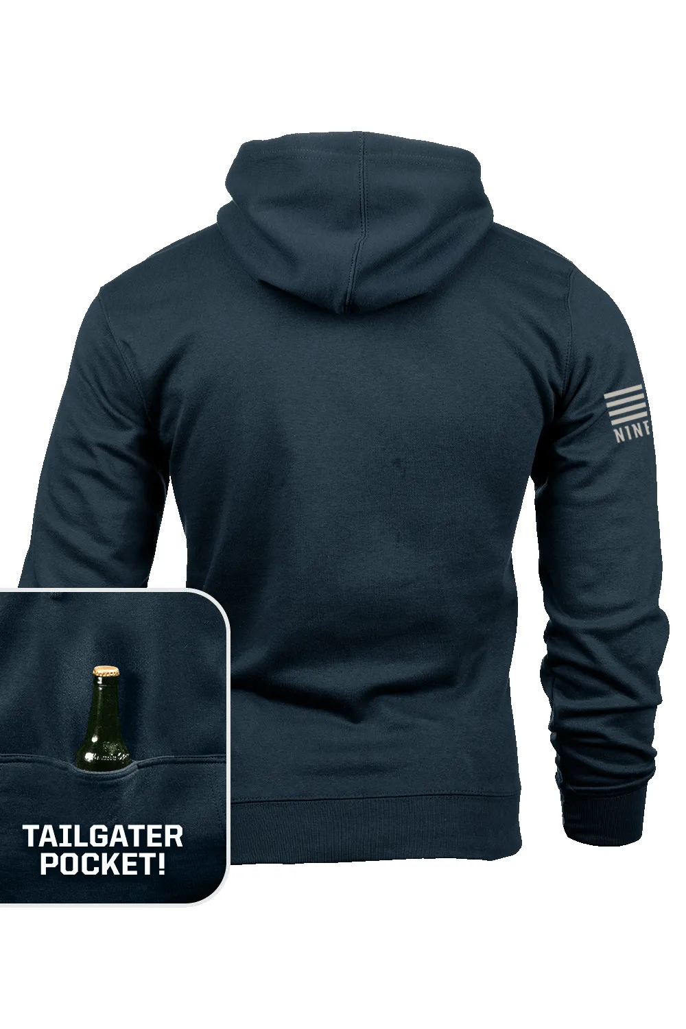 SNAKE FLAG - Tailgater Hoodie sold by Nine Line product image thumbnail 4