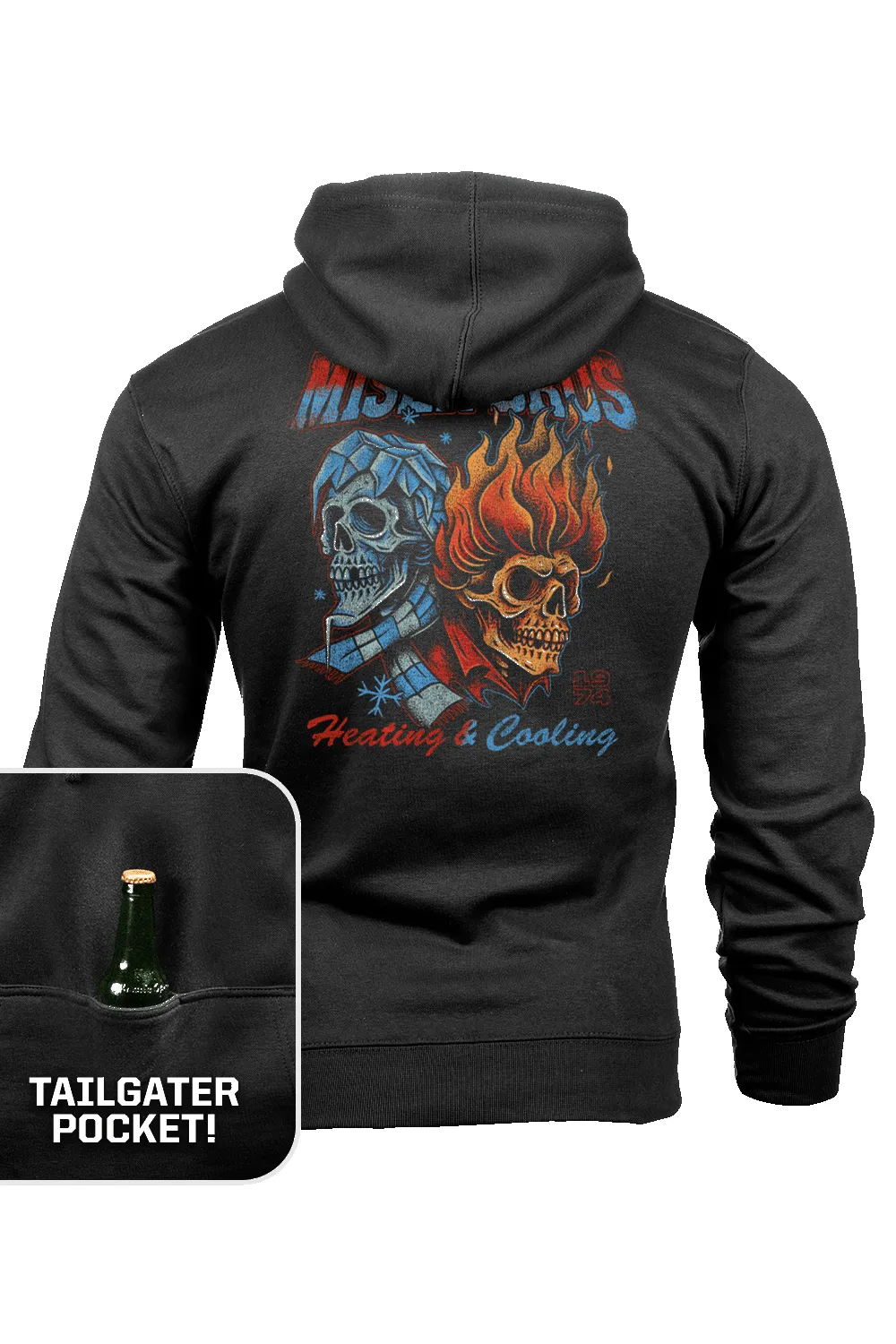 HVAC Bros - Tailgater Hoodie sold by Nine Line