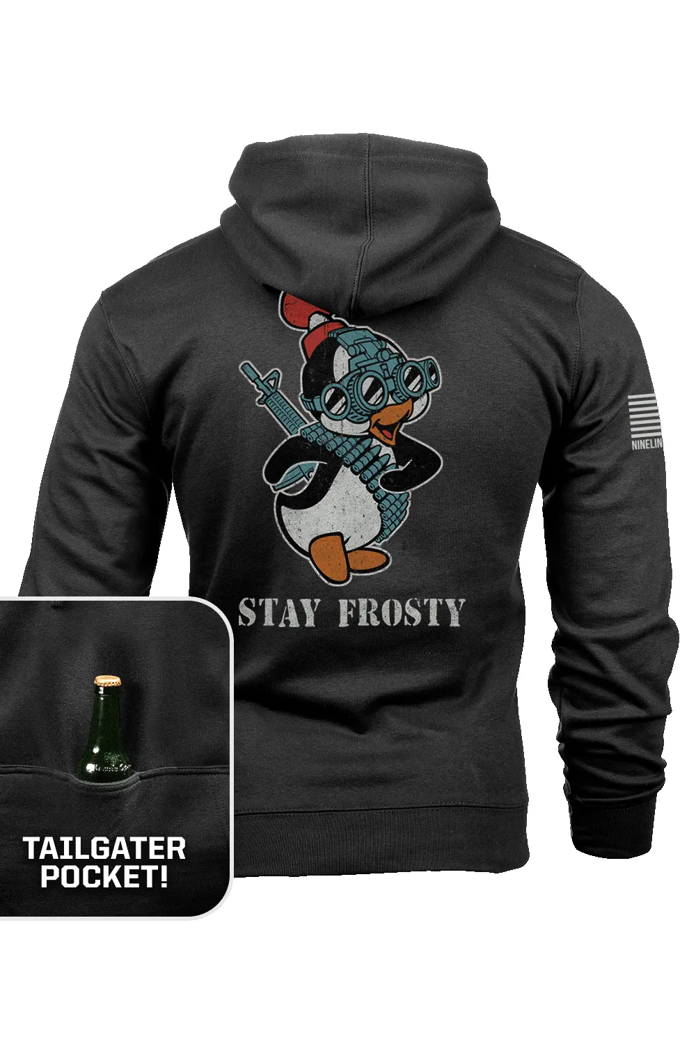 Tactical Penguin - Tailgater Hoodie sold by Nine Line product image thumbnail 2