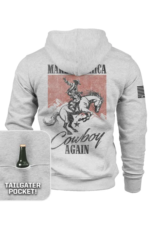 Make America Cowboy Again - Tailgater Hoodie sold by Nine Line