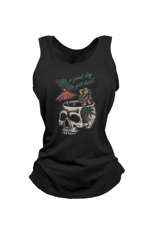 Women's Racerback Tank -  Get Lei'd sold by Nine Line