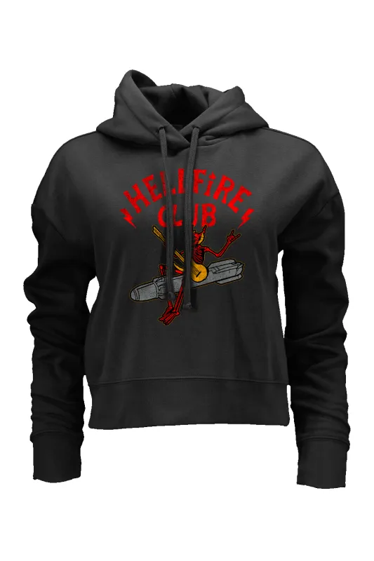 Hellfire Club - Women's Boxy Hoodie sold by Nine Line
