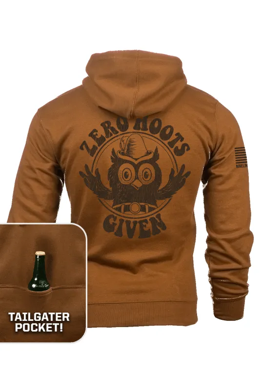Zero Hoots - Tailgater Hoodie sold by Nine Line
