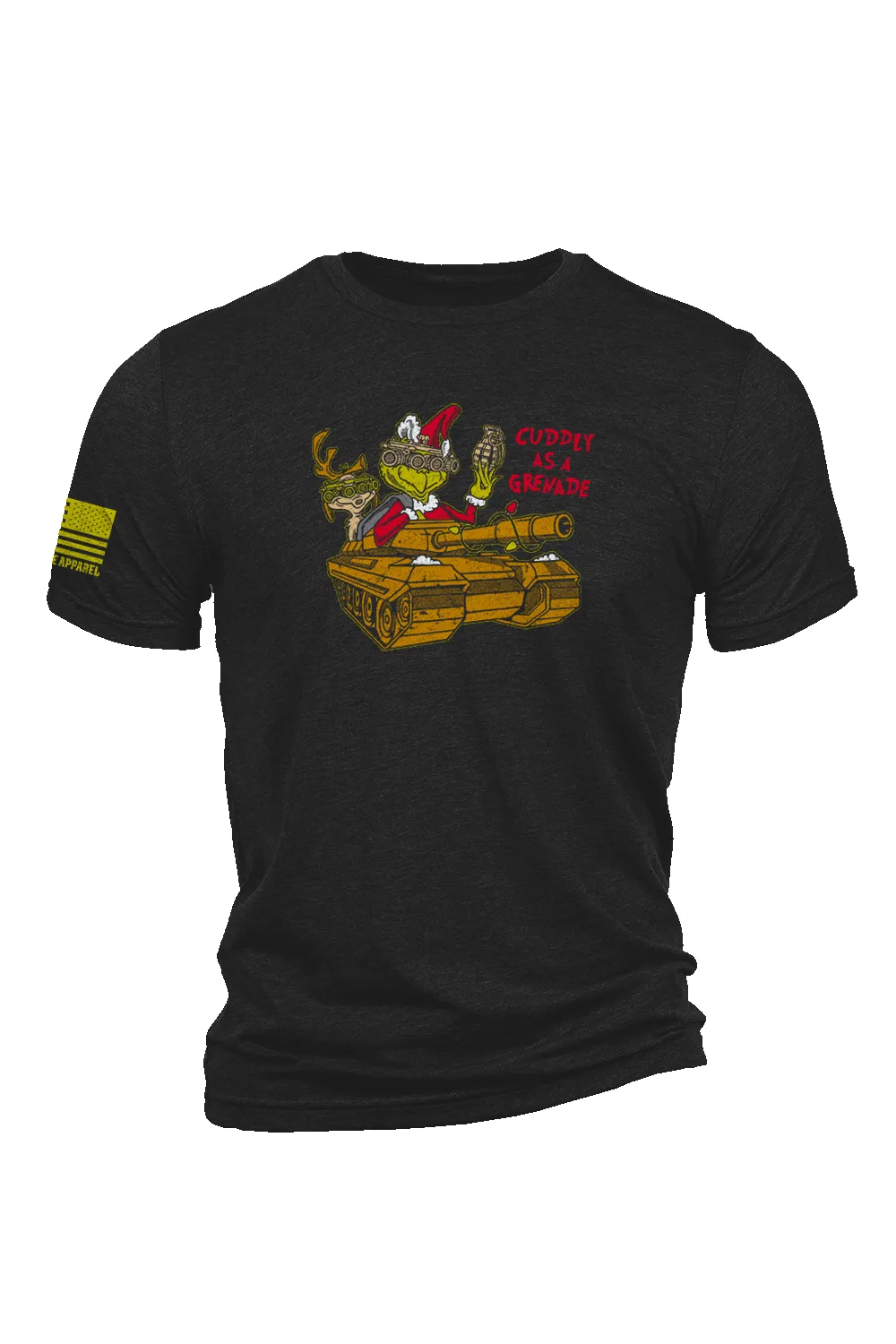 Cuddly as a Grenade - T-Shirt sold by Nine Line product image thumbnail 2