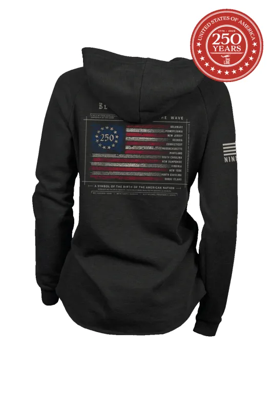 Betsy 250th - Women's Hoodie sold by Nine Line