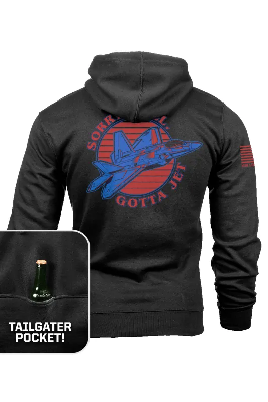 Gotta Jet - Tailgater Hoodie sold by Nine Line