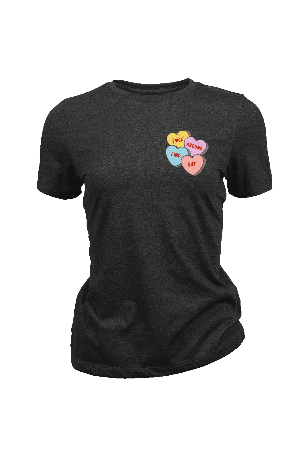 Candy Hearts - Women's T-Shirt sold by Nine Line