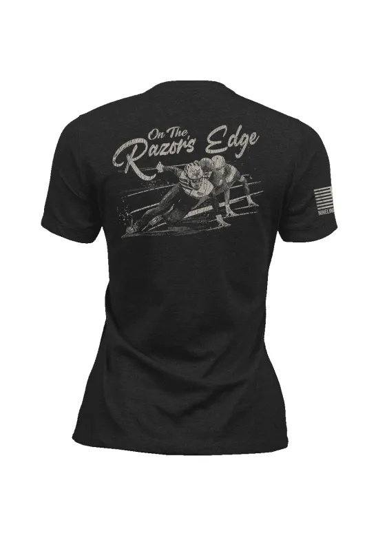 Razor's Edge - Women's T-Shirt sold by Nine Line