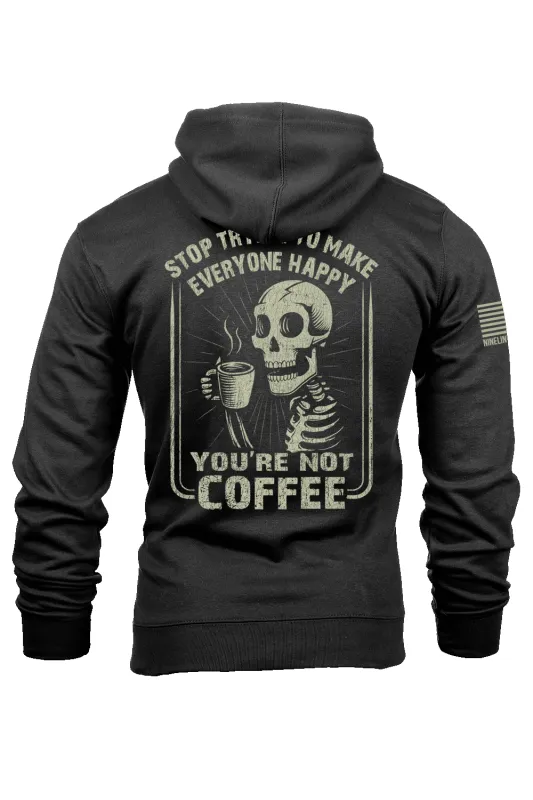 Not Coffee - Hoodie sold by Nine Line