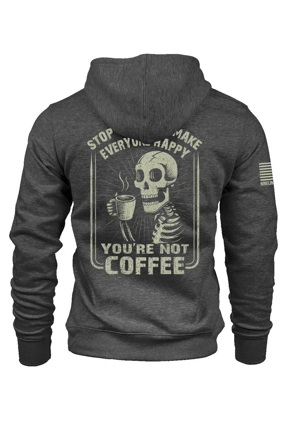 Not Coffee - Hoodie sold by Nine Line product image thumbnail 5