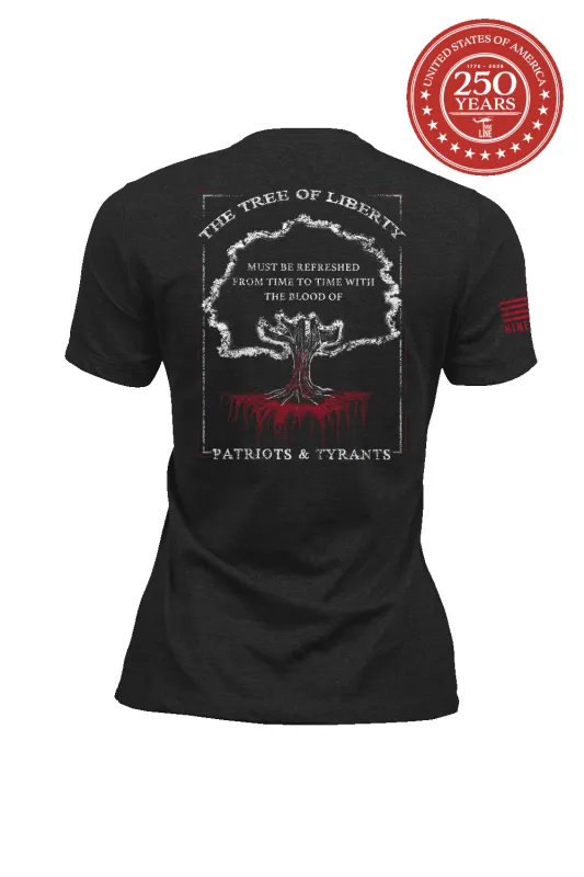 Tree of Liberty - Women's T-Shirt sold by Nine Line