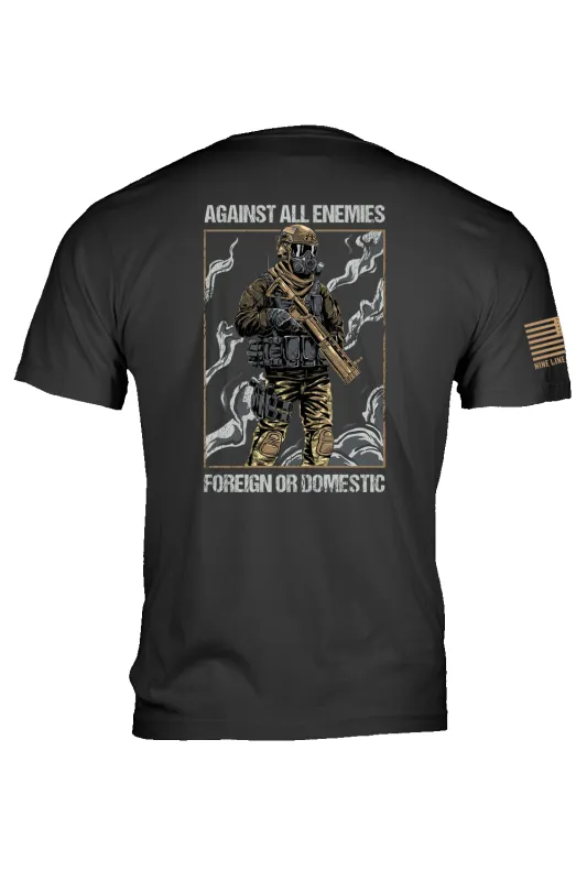 All Enemies - Rex - Comfort Colors - T-Shirt sold by Nine Line