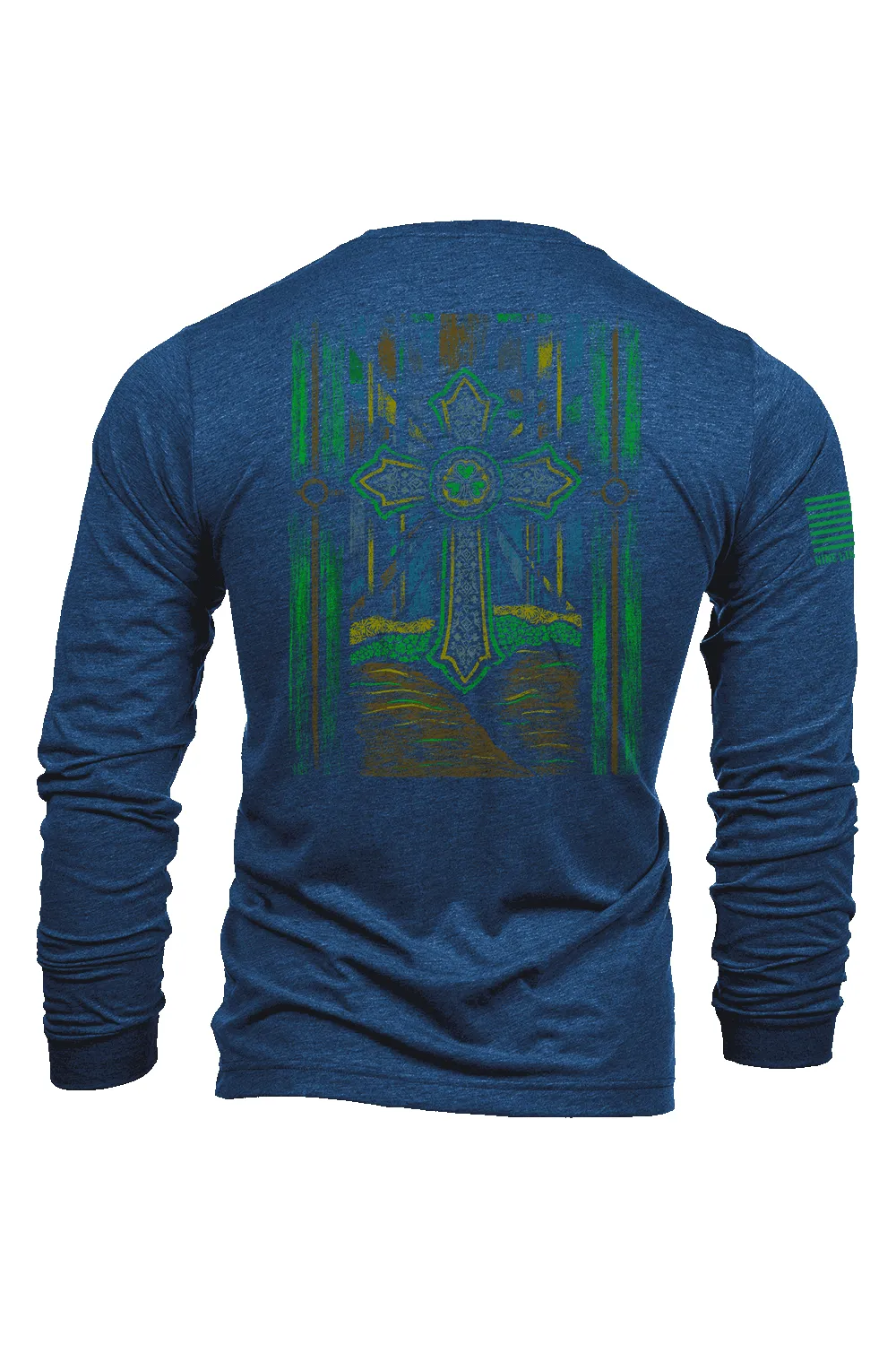 Irish Stained Glass - Long-Sleeve Shirt sold by Nine Line product image thumbnail 3