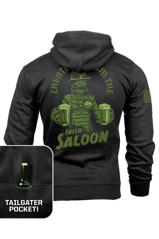 Creature From The Irish Saloon - Tailgater Hoodie sold by Nine Line