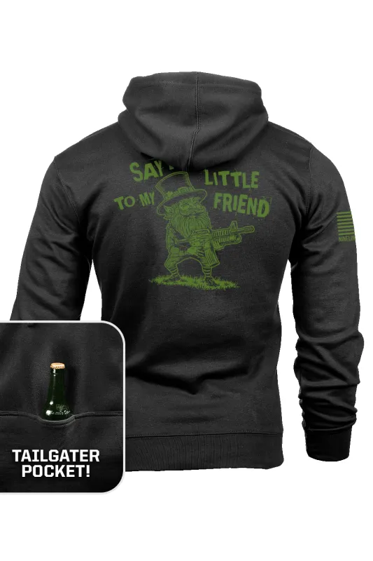 Say Hello To My Little Friend - Tailgater Hoodie sold by Nine Line