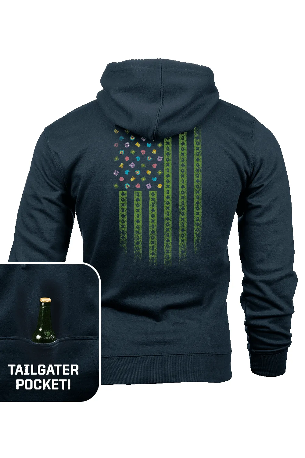 Lucky America - Tailgater Hoodie sold by Nine Line product image thumbnail 3
