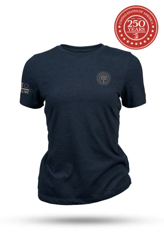 250th Anniversary Logo - Women's T-Shirt made by Nine Line