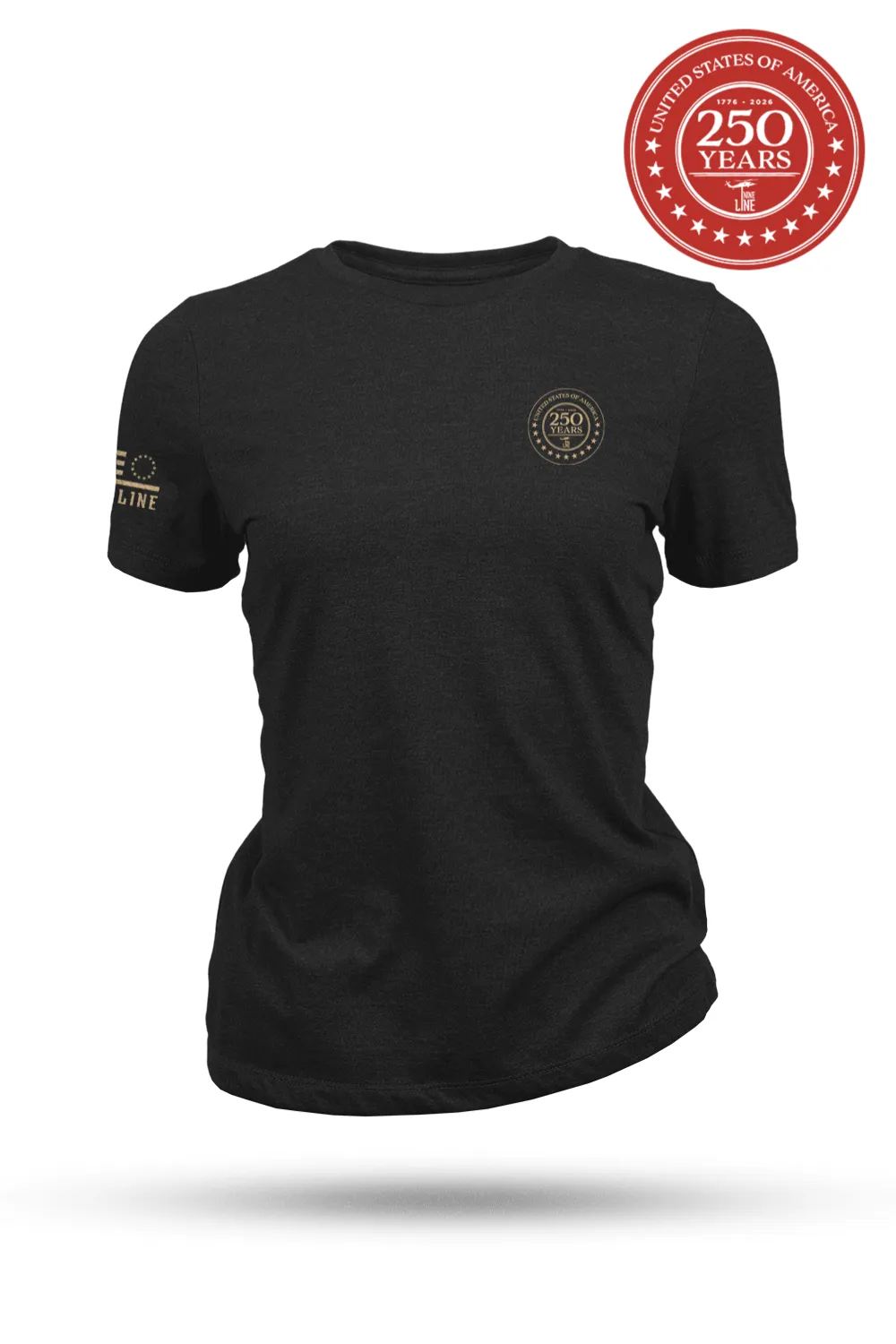 250th Anniversary Logo - Women's T-Shirt sold by Nine Line product image thumbnail 3