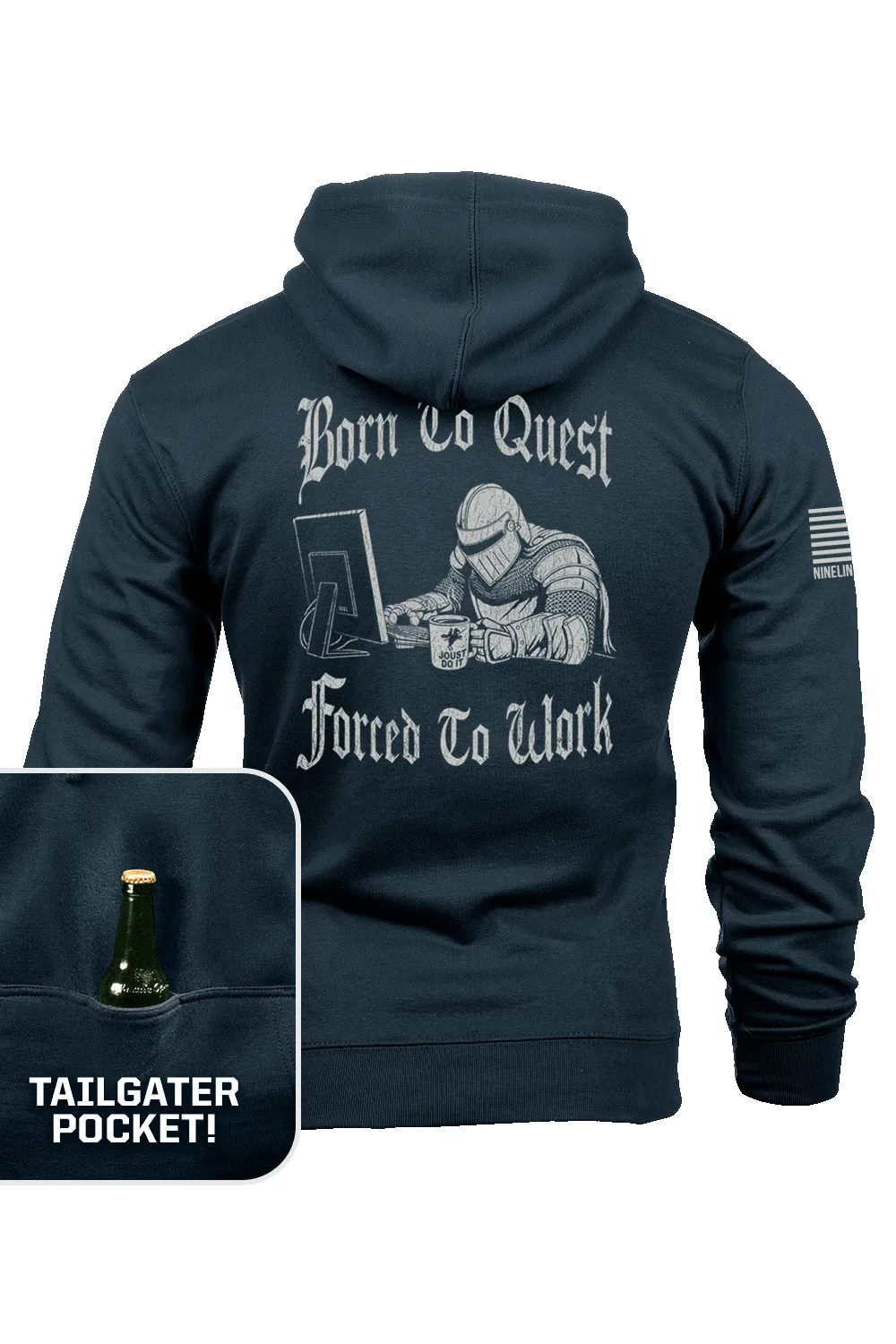 QUEST - Tailgater Hoodie sold by Nine Line product image thumbnail 3