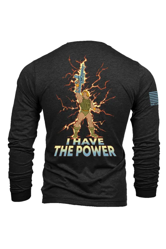 Drunk3p0- I have the power - Long-Sleeve Shirt made by Nine Line