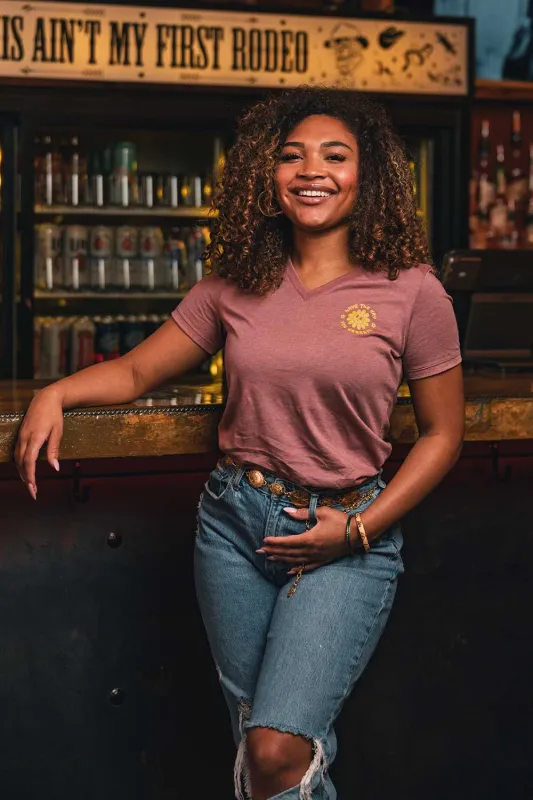 Have the Day U Deserve - Women's V-Neck T-shirt made by Nine Line