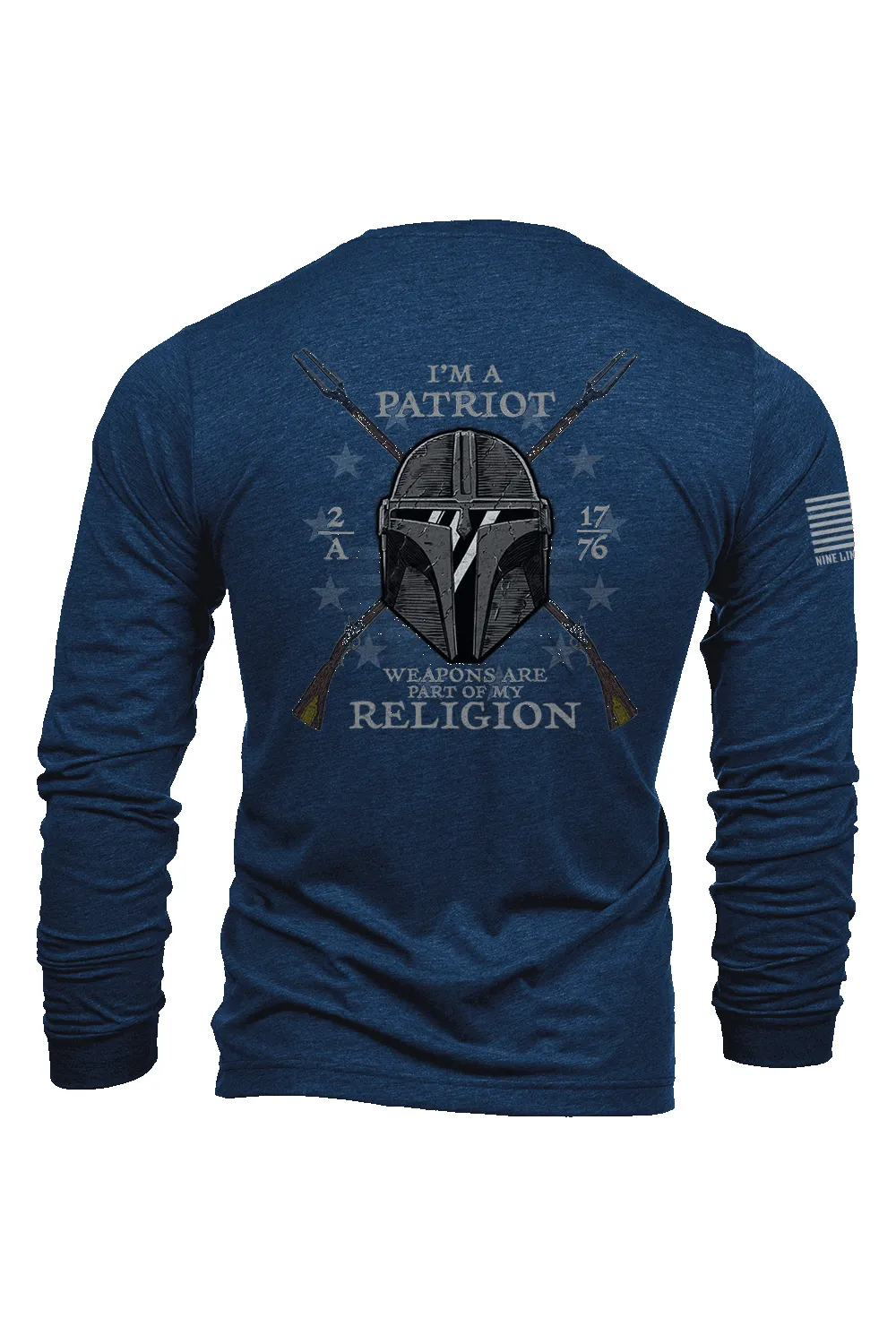 2A My Religion - Long-Sleeve Shirt sold by Nine Line product image thumbnail 3