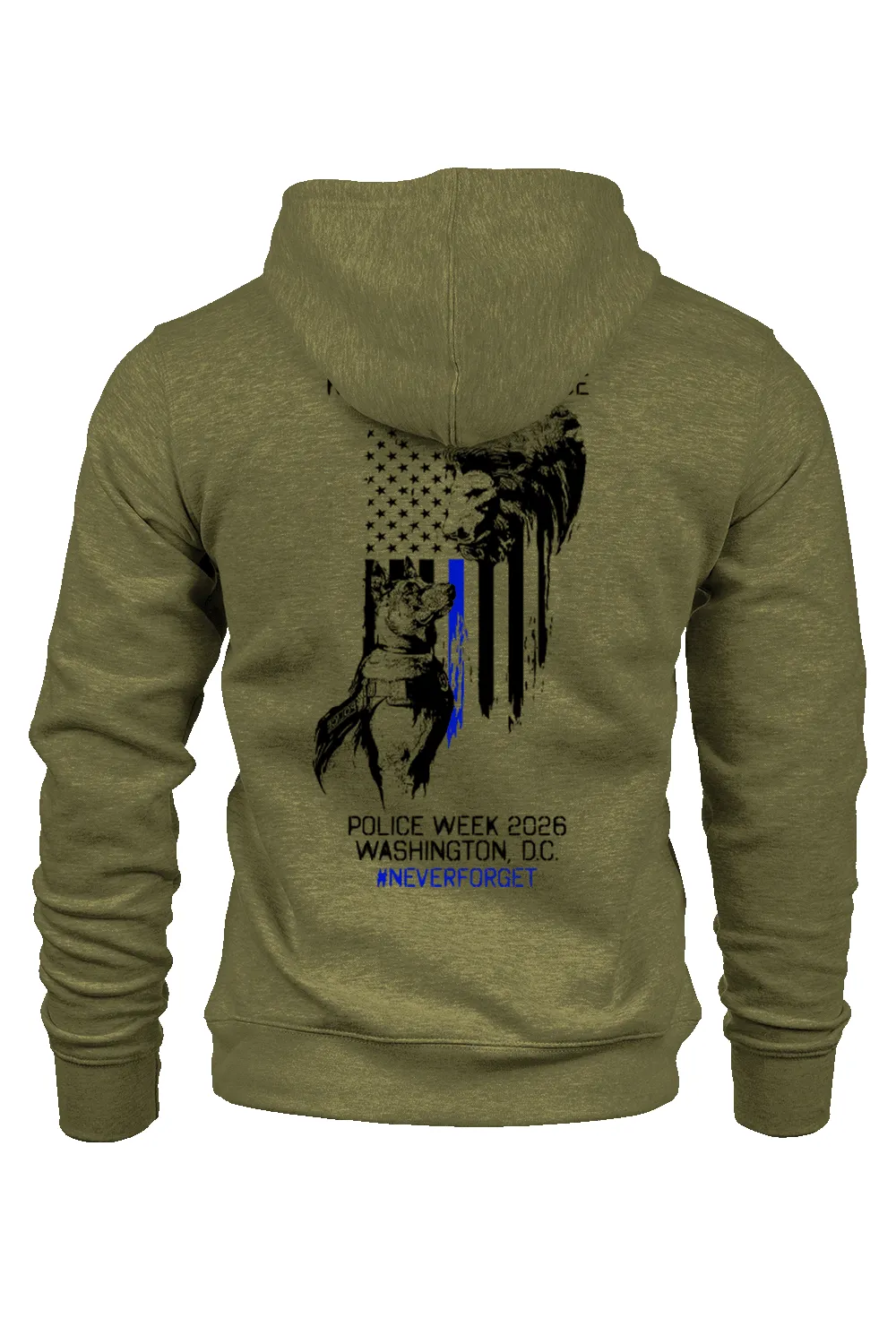 National Police Dog Foundation - Hoodie sold by Nine Line product image thumbnail 3