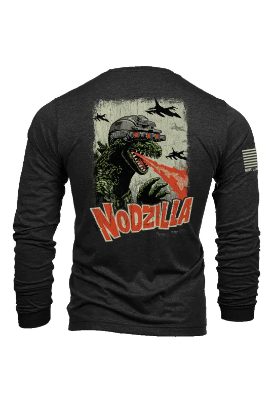 Nodzilla - Long-Sleeve Shirt made by Nine Line