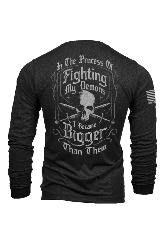 Fighting Demons - Long-Sleeve Shirt made by Nine Line