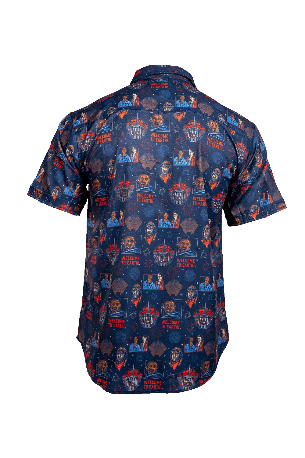 Welcome to Earth - Short Sleeve Button Down sold by Nine Line product image thumbnail 3