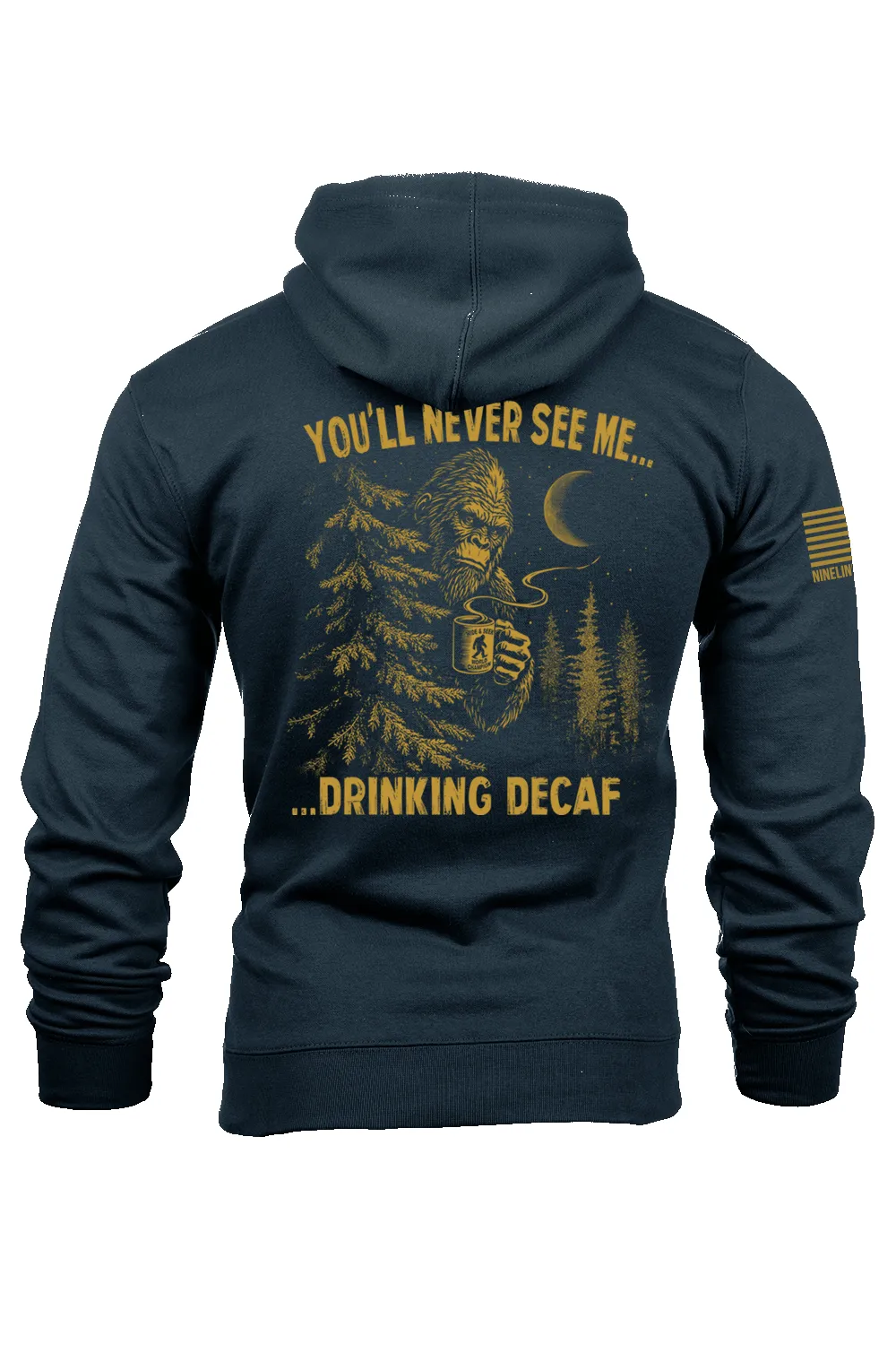Decaf Squatch - Hoodie sold by Nine Line product image thumbnail 3