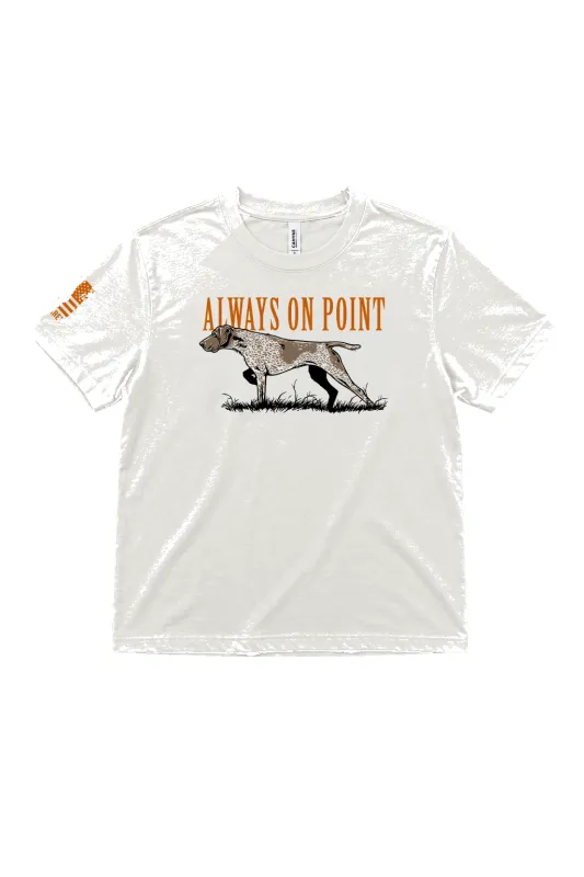 Always on Point - Women's Heavyweight Tee made by Nine Line