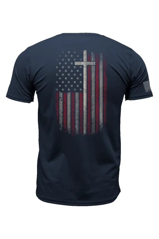 Cross Flag - T-Shirt made by Nine Line