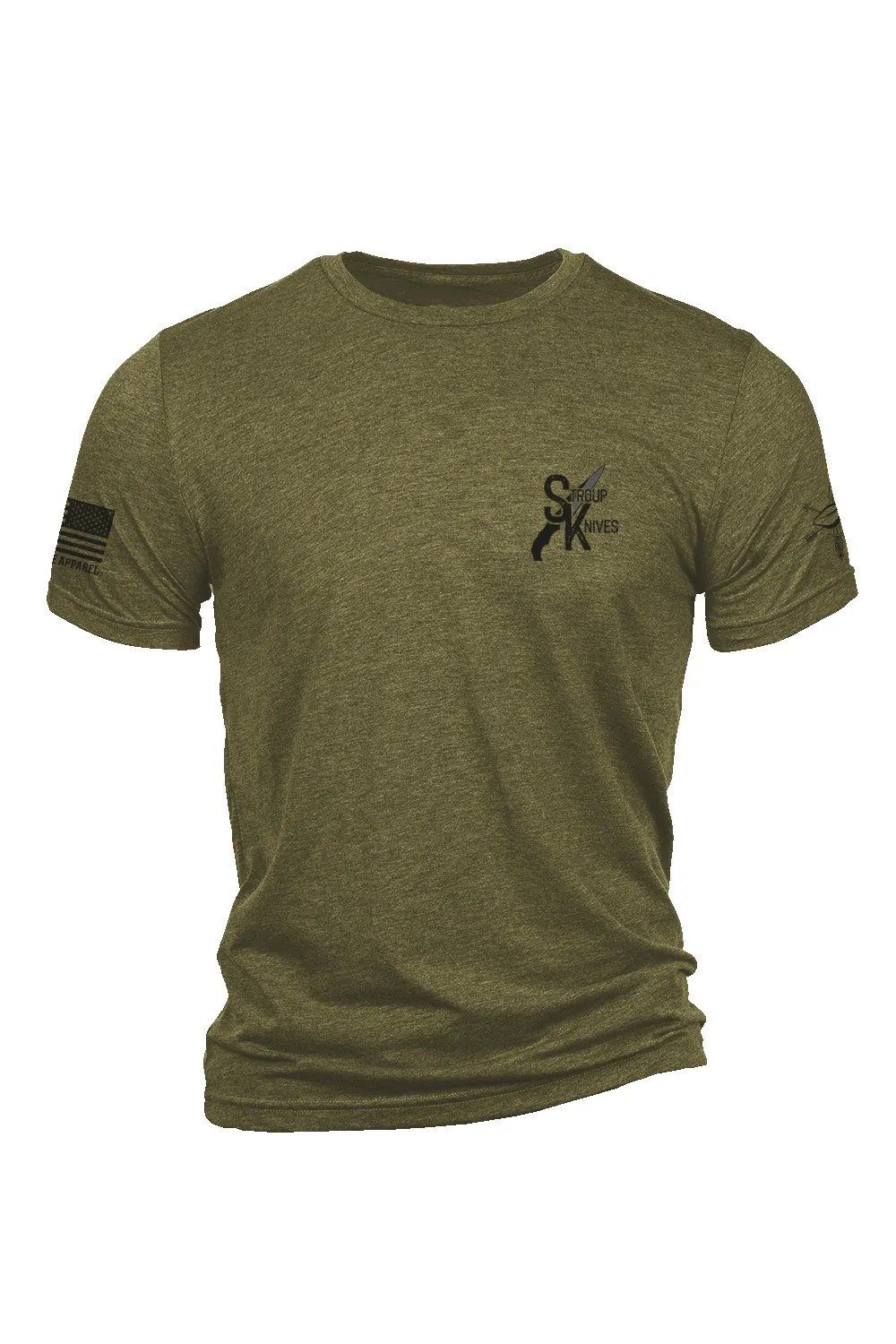 Green Beret Foundation/Stroup knives - T-Shirt sold by Nine Line product image thumbnail 4
