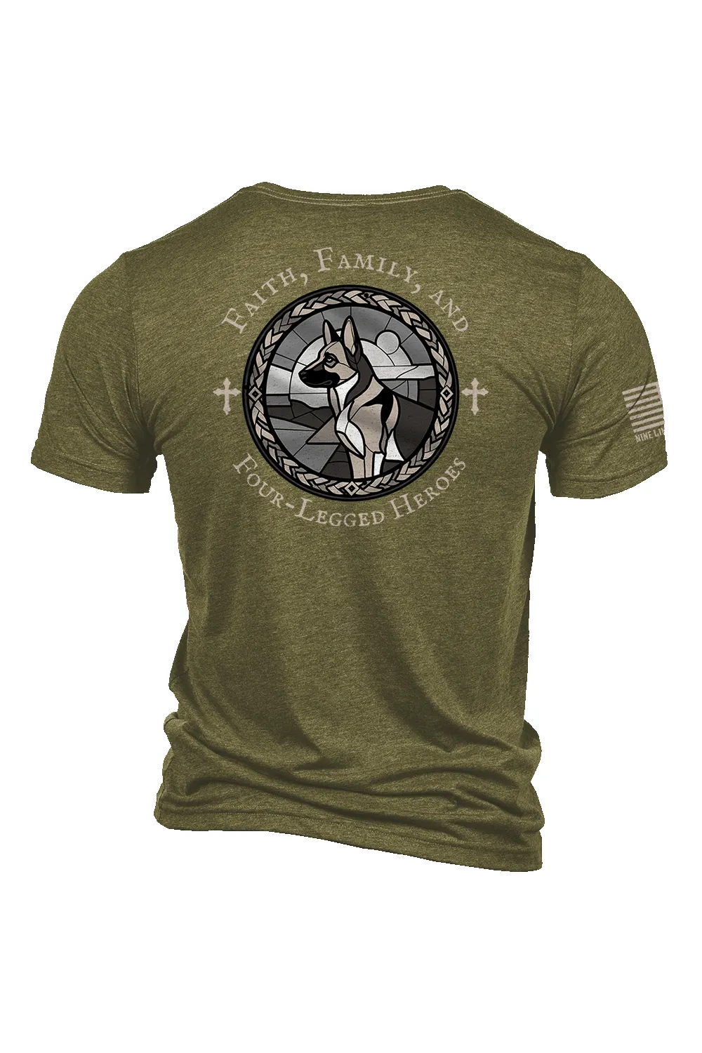 K9QOH DOG - T-Shirt sold by Nine Line product image thumbnail 3